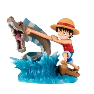 Luffy & Local Sea Monster - World Collectable Bandai
